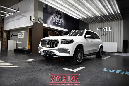 벤츠 GLS600 마이바흐 : 블랙PPF 상단 투톤(듀오톤) 옵션 추가 / 하남 랩핑, PPF 시공전문 스타일랩 / 하남시 초일동