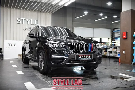 BMW G01 X3 : 3M 카본 블랙 실내랩핑, 스포일러 하단 유광 블랙 랩핑/ 하남랩핑/ 미사랩핑/ 강동랩핑/ 송파랩핑/ 스타일랩 / 하남시 초일동