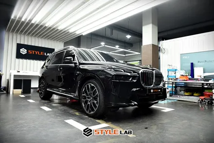 BMW X7 루프랙 크롬죽이기 좀 도와주세요! 퇴짜맞고 온 X7의 크롬죽이기! 위례에서 하남으로~ 랩핑전문 스타일랩 / 하남시 초일동