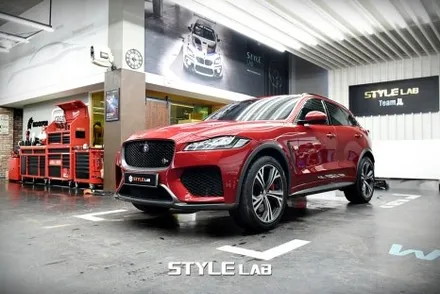 재규어 F페이스 SV-R 디바인쉘 PPF 프런트패키지로 전면 스톤칩 보호 / 하남시 초일동
