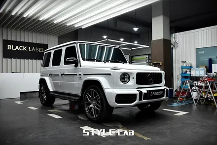 벤츠 G63 AMG G바겐 스모그 PPF 라이트 3종 & 고정형 사이드스텝 크롬죽이기 by 블랙 PPF, 윈드쉴드(엑소쉴드) / 하남 PPF 시공전문 / 하남시 초일동