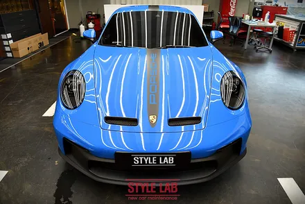 써킷용으로도 훌륭한 포르쉐 911 GT3. 전체 PPF와 커스텀데칼 시공으로 출격준비 끝! 하남 PPF 시공전문 스타일랩 / 하남, 송파, 강동, 경기광주