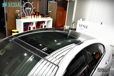 BMW 640d 그란쿠페(F12) 3M 1080 사틴 화이트알루미늄 전체랩핑, 실내랩핑, 몰딩랩핑 + 하남랩핑 + 미사강변도시랩핑 + 스타일랩 / 하남시 초일동