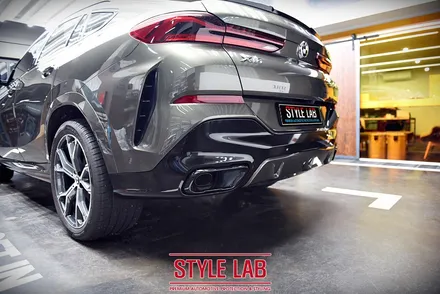 BMW G06 X6 : 블랙PPF 루프스킨, 크롬죽이기, 디퓨저 및 사이드가니쉬 블랙랩핑, 키드니그릴 블랙교체/ 하남, 미사 랩핑 PPF 전문점 스타일랩 / 하남시 초일동