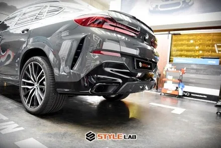 BMW X6 부분랩핑으로 뽀인~ 살려줬어요. 하남 랩핑은 고인물이 있는 스타일랩으로 오세요~! / 하남시 초일동