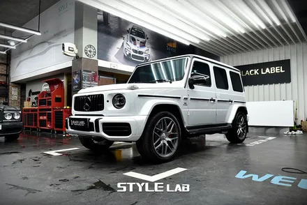 벤츠 G63 AMG G바겐 스모그 PPF 라이트 3종 & 고정형 사이드스텝 크롬죽이기 by 블랙 PPF, 윈드쉴드(엑소쉴드) / 하남 PPF 시공전문 / 하남시 초일동