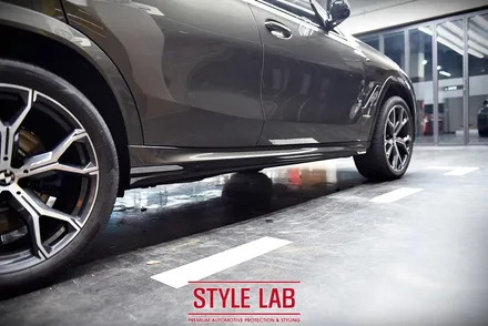 BMW G06 X6 : 블랙PPF 루프스킨, 크롬죽이기, 디퓨저 및 사이드가니쉬 블랙랩핑, 키드니그릴 블랙교체/ 하남, 미사 랩핑 PPF 전문점 스타일랩 / 하남시 초일동
