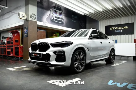 BMW G06 X6 윈도우몰딩, 루프랙, 후면 엠블럼 크롬죽이기 / 헤드라이트, 테일램프 스모그 PPF 시공/ 디바인쉘 스모키 그레이 / 강동크롬죽이기, 강동랩핑 / 하남시 초일동