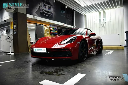 포르쉐 718 박스터 GTS 신차패키지로 PPF와 썬팅, 윈드쉴드 한번에 시공 끝냈습니다. 하남 스타일랩 방문! / 하남시 초일동
