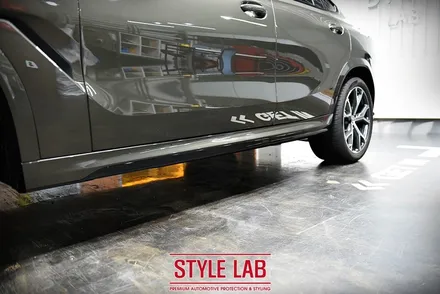 BMW G06 X6 : 블랙PPF 루프스킨, 크롬죽이기, 디퓨저 및 사이드가니쉬 블랙랩핑, 키드니그릴 블랙교체/ 하남, 미사 랩핑 PPF 전문점 스타일랩 / 하남시 초일동