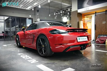 포르쉐 718 박스터 GTS 신차패키지로 PPF와 썬팅, 윈드쉴드 한번에 시공 끝냈습니다. 하남 스타일랩 방문! / 하남시 초일동