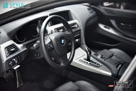 BMW 640d 그란쿠페(F12) 3M 1080 사틴 화이트알루미늄 전체랩핑, 실내랩핑, 몰딩랩핑 + 하남랩핑 + 미사강변도시랩핑 + 스타일랩 / 하남시 초일동