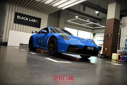 써킷용으로도 훌륭한 포르쉐 911 GT3. 전체 PPF와 커스텀데칼 시공으로 출격준비 끝! 하남 PPF 시공전문 스타일랩 / 하남, 송파, 강동, 경기광주