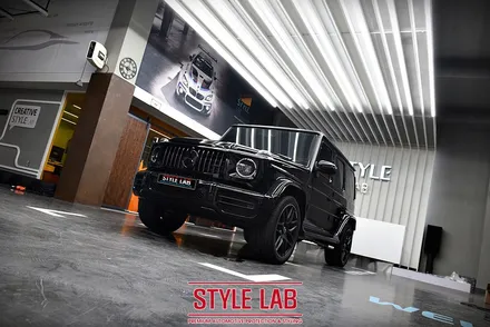 벤츠 G63AMG(G바겐) 에디션 : 전체PPF, 윈드쉴드 시공. 블랙 엠블럼, 레터링 및 도어스텝 크롬 블랙PPF. 하남PPF, 강동PPF 전문 스타일랩 / 하남시 초일동