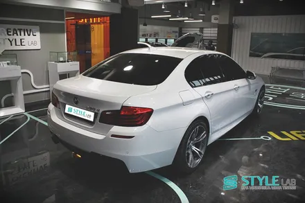 [스타일랩 하남점] BMW F10 520d 에이버리 유광블랙 루프스킨 시공 / 하남,강동 루프스킨 랩핑 / 하남시 초일동