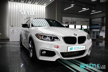 [스타일랩 하남점] BMW 220d : M2 롱비치 블루와 비슷한 색상으로 전체랩핑 / 3M 유광 아토믹 틸 / 하남, 구리 랩핑 / 하남시 초일동