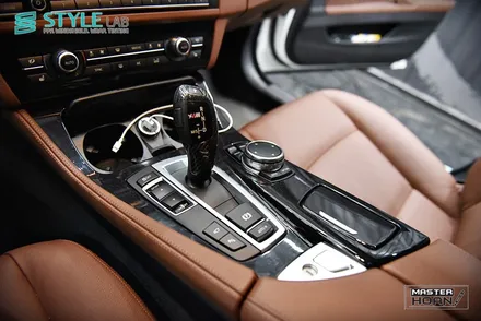 [스타일랩 하남점] BMW 520d F10 모델. 인기가 가장 좋은 카본블랙으로 실내랩핑 하기 / 분당, 잠실, 판교 랩핑 전문 / 하남시 초일동