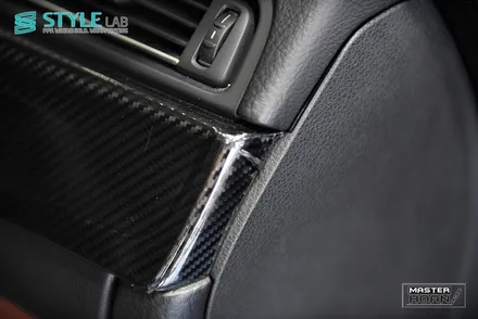 [스타일랩 하남점] BMW F10 520d 실내 인테리어 트림(카본블랙) 및 사이드미러(유광블랙) 랩핑 / 하남, 판교 랩핑 / 하남시 초일동