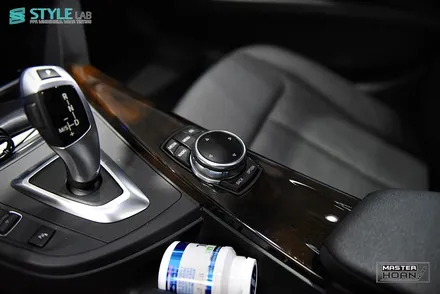 [스타일랩 하남점] BMW F30 320d : 3M 카본 블랙 실내랩핑 시공. 우드 분위기를 바꿔보자! 하남, 미사강변도시 랩핑 / 하남시 초일동