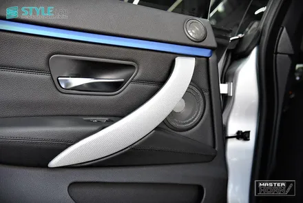 BMW 435d 그란쿠페 실내 인테리어 트림 랩핑 + 3M 카본블랙 + BMW 실내랩핑 + 스타일랩 하남점 / 하남시 초일동