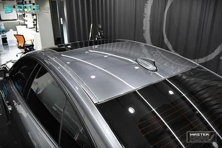 BMW 420d 그란쿠페 에이버리 유광 블랙 루프스킨 시공 + BMW 루프스킨 + 하남루프스킨 + 하남랩핑 + 스타일랩하남점 / 하남시 초일동