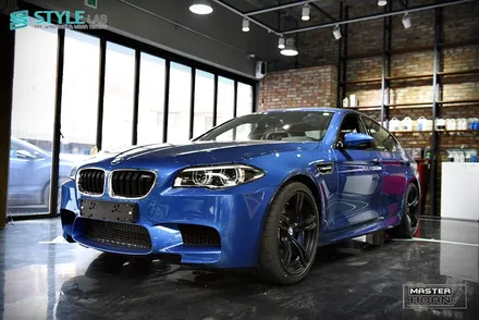 BMW F10 M5 신차패키지+전체PPF(스톤아머)+솔라가드프리미엄LX 열차단썬팅+클리어플렉스 윈드쉴드+하남PPF+강동PPF+미사강변도시썬팅+스타일랩+솔라가드하남점 / 하남시 초일동