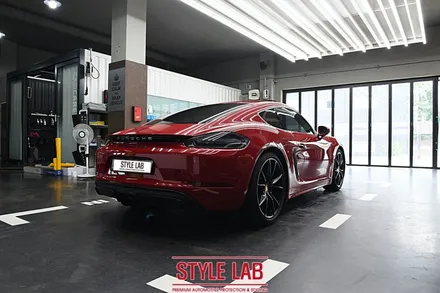 포르쉐 카이맨 718 GTS 앞범퍼 PPF 시공(보험처리) - 스타일랩(STYLE LAB) / 강남PPF, 송파, 잠실 랩핑/ 하남PPF / 하남시 초일동