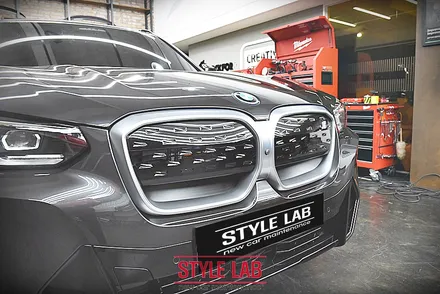 BMW iX3 크리스탈3종, 실내카본랩핑, 블랙그릴 / 하남랩핑,PPF 스타일랩 / 하남, 송파, 강동, 경기광주