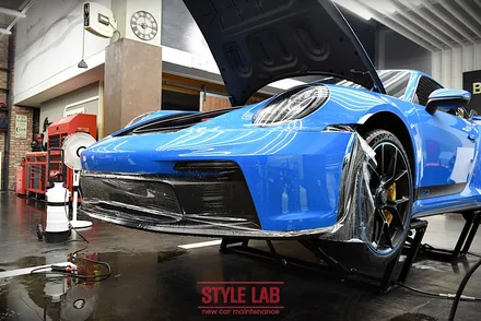 써킷용으로도 훌륭한 포르쉐 911 GT3. 전체 PPF와 커스텀데칼 시공으로 출격준비 끝! 하남 PPF 시공전문 스타일랩 / 하남, 송파, 강동, 경기광주
