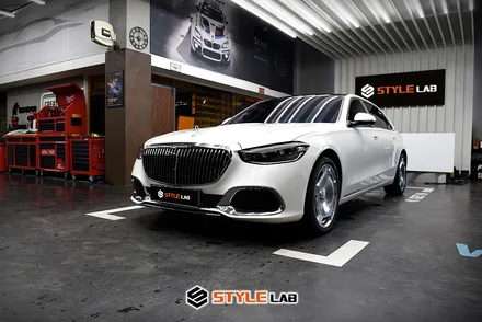 메르세데스 벤츠 S580 마이바흐 듀오톤/투톤 랩핑. 블랙 PPF로 도장같은 퀄리티. 완벽한 듀오톤 옵션 만들었어요! PPF 잘하는 곳 하남 스타일랩으로 오세요~ / 하남시 초일동