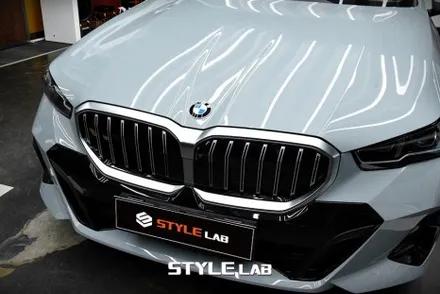 BMW 520i 5시리즈 키드니그릴 유광블랙 랩핑. 블랙그릴 만들기~ / 하남 랩핑 전문점 스타일랩 / 하남시 초일동