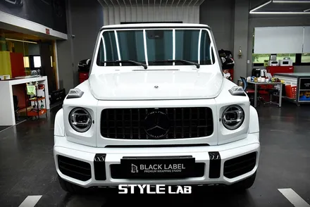 벤츠 G63 AMG G바겐 스모그 PPF 라이트 3종 & 고정형 사이드스텝 크롬죽이기 by 블랙 PPF, 윈드쉴드(엑소쉴드) / 하남 PPF 시공전문 / 하남시 초일동