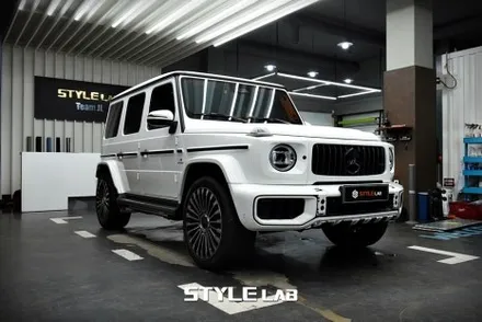 벤츠 G바겐 G63 AMG 화이트에서 블랙으로~ 블랙 PPF 전체시공 / 하남PPF 시공전문 스타일랩 / 하남시 초일동