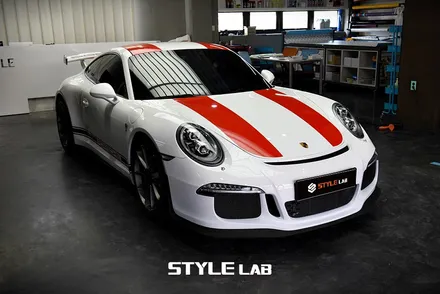 포르쉐 GT3 커스텀데칼 - GT3 R 스타일로 꾸미기 / 하남랩핑 강동랩핑 송파랩핑 스타일랩 / 하남시 초일동