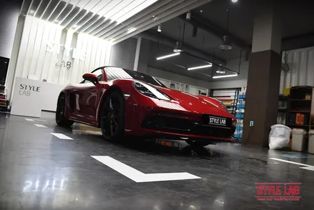 포르쉐 718 박스터 GTS 신차패키지 - 전체 PPF + 열차단썬팅 + 윈드쉴드 / 하남신차패키지, 하남PPF 전문 \