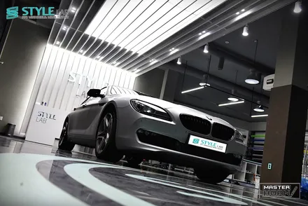 BMW 640d 그란쿠페(F12) 3M 1080 사틴 화이트알루미늄 전체랩핑, 실내랩핑, 몰딩랩핑 + 하남랩핑 + 미사강변도시랩핑 + 스타일랩 / 하남시 초일동