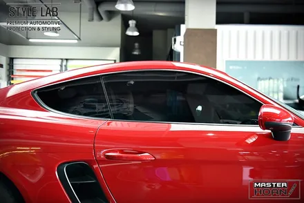 포르쉐 718 카이맨 GTS 신차패키지 시공 : PPF 전체시공+클리어플렉스 윈드쉴드+루마버텍스900 썬팅+블랙박스+보조베터리, 하남신차패키지 전문 스타일랩 / 하남시 초일동
