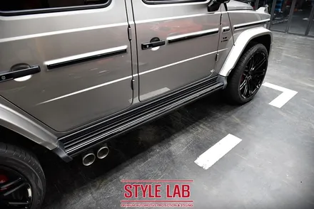 벤츠 G63 AMG(G바겐) 블랙에디션 : KF21 PPF 프런트패키지, 실내PPF, 사이드스탭 크롬죽이기 블랙 PPF, 윈드쉴드/ 하남PPF/ 미사PPF/ 스타일랩 / 하남시 초일동