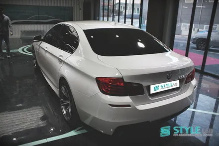 [스타일랩 하남점] BMW F10 520d 에이버리 유광블랙 루프스킨 시공 / 하남,강동 루프스킨 랩핑 / 하남시 초일동