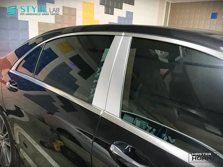 메르세데스 벤츠 더클래스 효성 구리전시장 - 벤츠 S450 B필러 마이바흐 스타일로 랩핑하기 / 구리랩핑 스타일랩 / 하남시 초일동