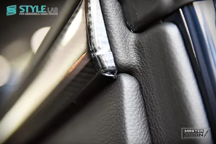 [스타일랩 하남점] BMW F10 520d 실내 인테리어 트림(카본블랙) 및 사이드미러(유광블랙) 랩핑 / 하남, 판교 랩핑 / 하남시 초일동