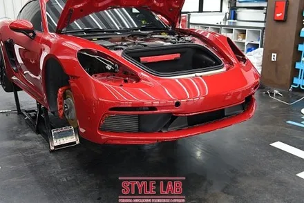 포르쉐 카이맨 718 GTS 앞범퍼 PPF 시공(보험처리) - 스타일랩(STYLE LAB) / 강남PPF, 송파, 잠실 랩핑/ 하남PPF / 하남시 초일동