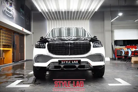 벤츠 GLS600 마이바흐 : 블랙PPF 상단 투톤(듀오톤) 옵션 추가 / 하남 랩핑, PPF 시공전문 스타일랩 / 하남시 초일동