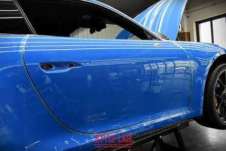 써킷용으로도 훌륭한 포르쉐 911 GT3. 전체 PPF와 커스텀데칼 시공으로 출격준비 끝! 하남 PPF 시공전문 스타일랩 / 하남, 송파, 강동, 경기광주