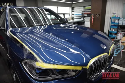 BMW X5 부분PPF - 본넷, 실내, 전면 하이그로시, 생활보호패키지, 도어스텝 / 하남PPF  스타일랩 / 하남시 초일동