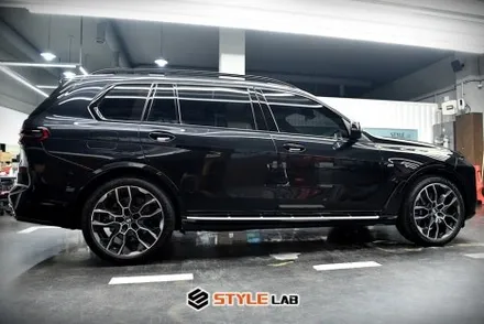 BMW X7 루프랙 크롬죽이기 좀 도와주세요! 퇴짜맞고 온 X7의 크롬죽이기! 위례에서 하남으로~ 랩핑전문 스타일랩 / 하남시 초일동