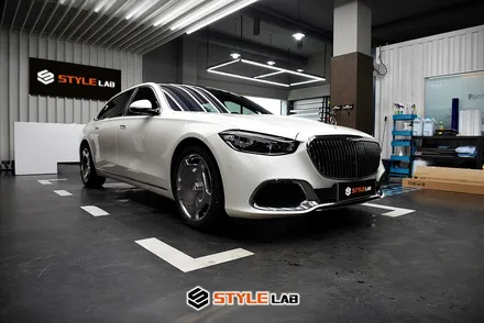 메르세데스 벤츠 S580 마이바흐 듀오톤/투톤 랩핑. 블랙 PPF로 도장같은 퀄리티. 완벽한 듀오톤 옵션 만들었어요! PPF 잘하는 곳 하남 스타일랩으로 오세요~ / 하남시 초일동
