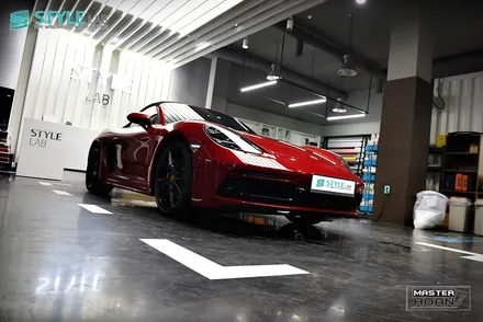 포르쉐 718 박스터 GTS 신차패키지로 PPF와 썬팅, 윈드쉴드 한번에 시공 끝냈습니다. 하남 스타일랩 방문! / 하남시 초일동
