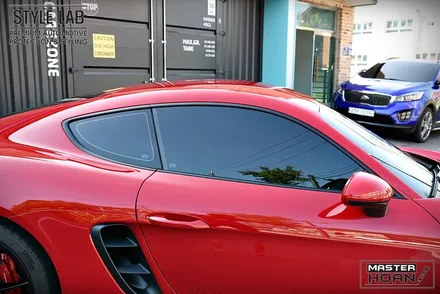 포르쉐 718 카이맨 GTS 신차패키지 시공 : PPF 전체시공+클리어플렉스 윈드쉴드+루마버텍스900 썬팅+블랙박스+보조베터리, 하남신차패키지 전문 스타일랩 / 하남시 초일동