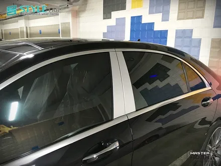 메르세데스 벤츠 더클래스 효성 구리전시장 - 벤츠 S450 B필러 마이바흐 스타일로 랩핑하기 / 구리랩핑 스타일랩 / 하남시 초일동